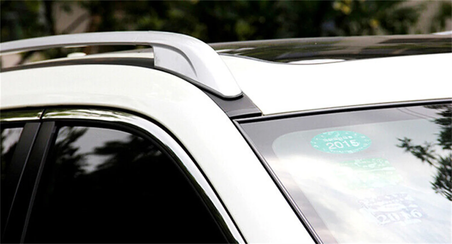 

for Nissan Rogue X-Trail 2014-2020 Silver Roof Rack Rails Bars Luggage Rails Cargo Carrier 1Set Aluminum Alloy Car Accessories
