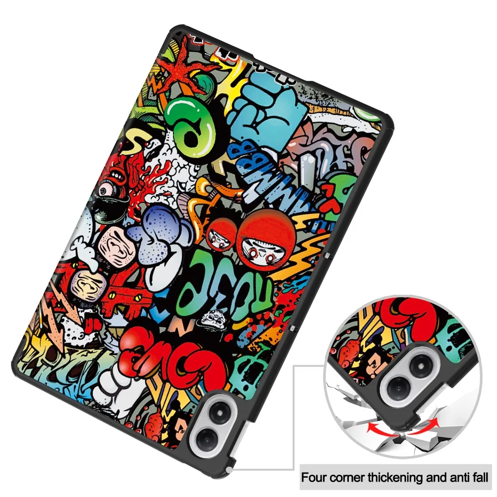 Smart Tri-Fold Magnetic Stand Case with Hard Back Cover