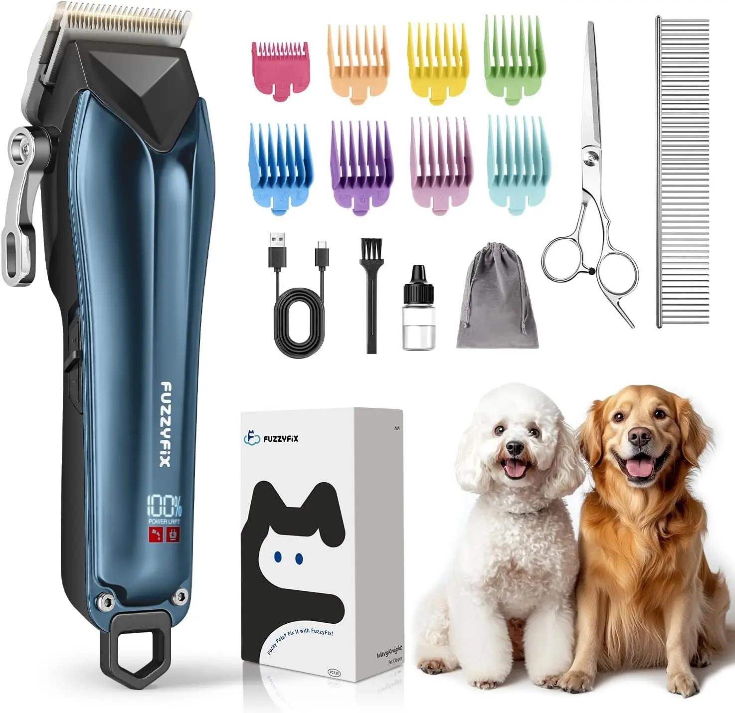 Cordless Pet Grooming Clippers 1