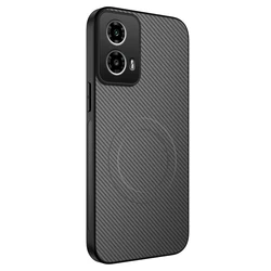 Anti - Shock Magnetic Protective Armor Phone Case - Motorola Moto G34 (Gray)