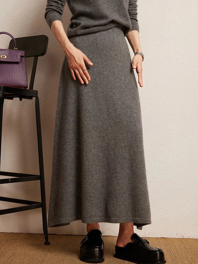 Korean Long Skirt Cashmere Detail 36