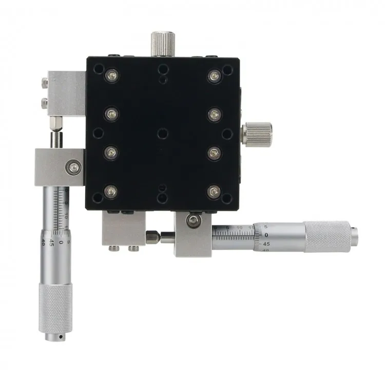 

60*60mm XY Axis Manual Displacement Platform High Precision Sliding Table Linear stage