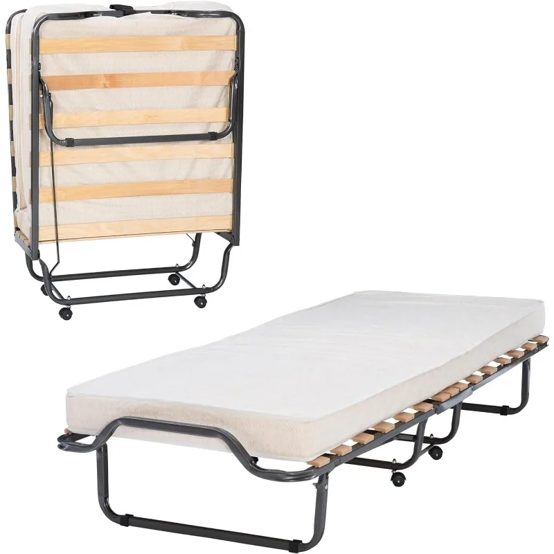 

Home Dcor Memory Foam Luxor Folding Bed, Twin, Beige