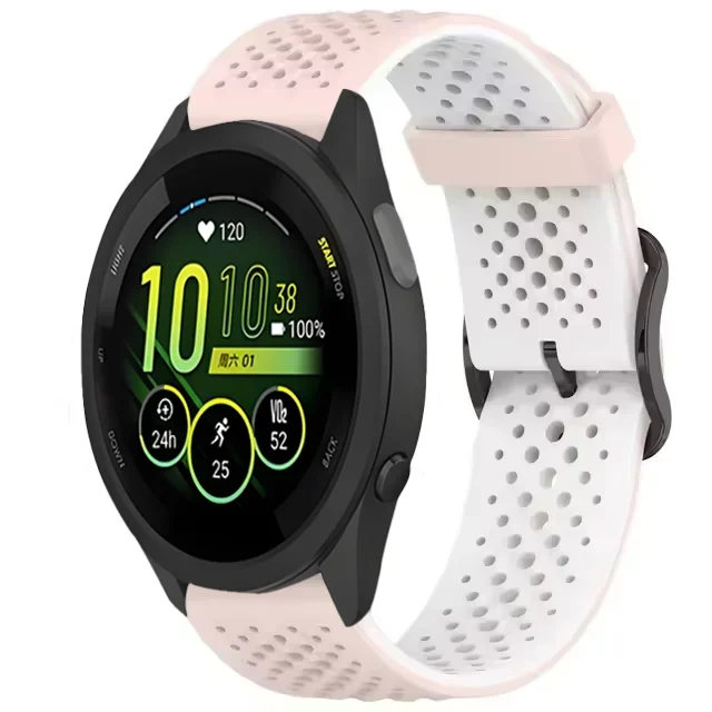 Premium Silicone Sports Wristband, 20mm & 22mm, Compatible with Multiple Smartwatches