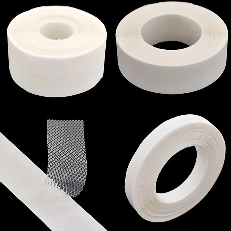 Cinta de malla adhesiva de fusi&oacute;n en caliente para ropa 1 rollo 9M cierre doble cara cinta entrelazada DIY sewing acce