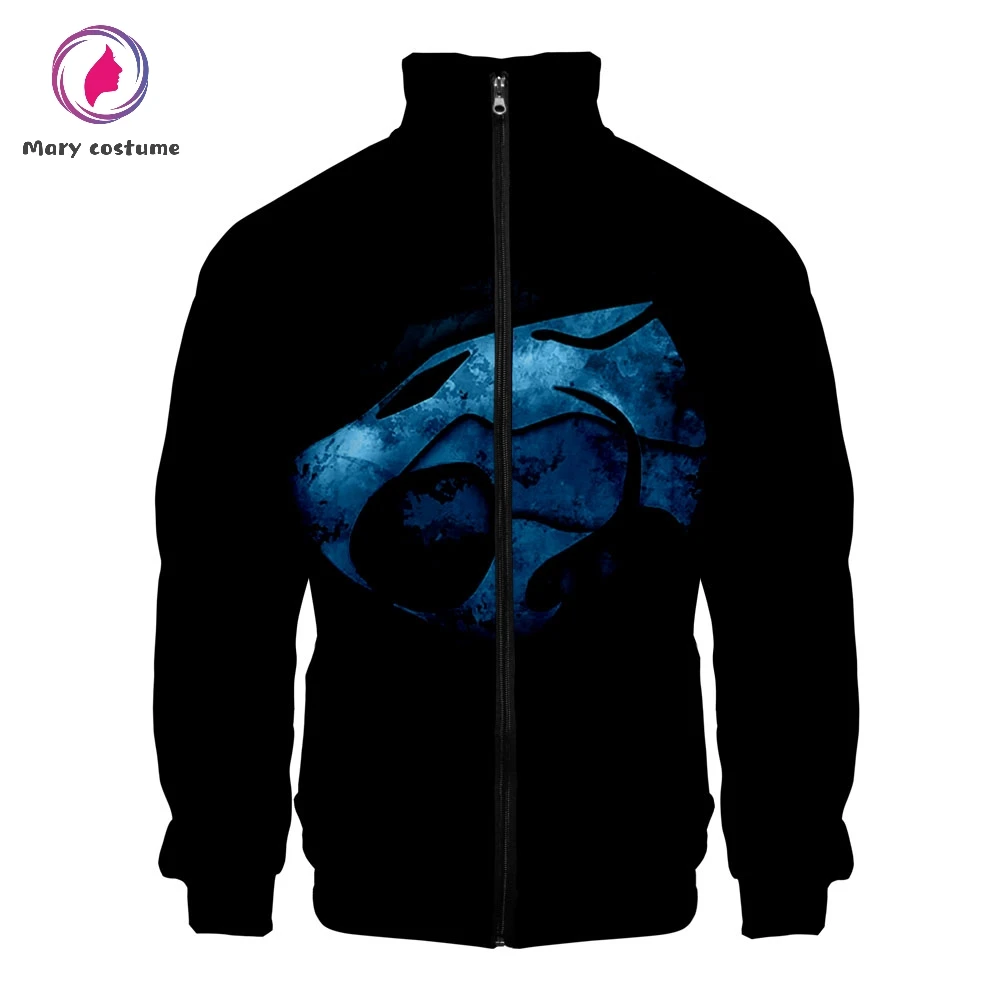 Classic anime ThunderCats Jacket Men 3D Polyester Slim Fit Windbreaker Men Zipper Fashion Casual Jacket Harajuku Streetwear Tops 3