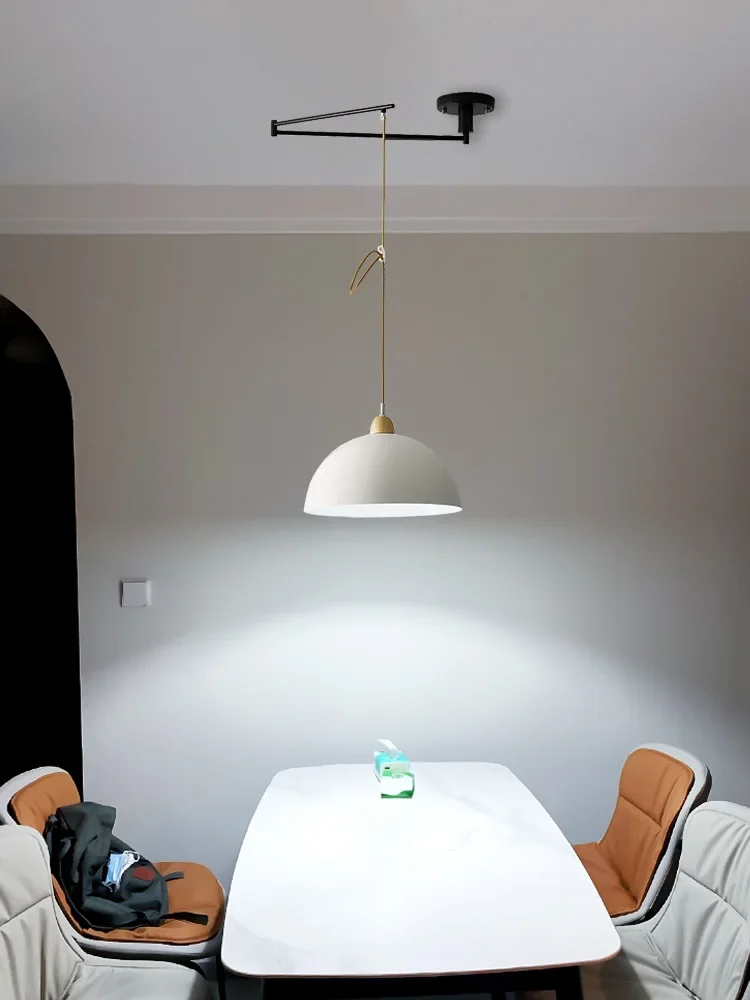 

Современные Люстры для гостиной, обеденный стол, Потолочная люстра, Подвесная лампа, регулируемое положение, светильник для внутреннего освещения