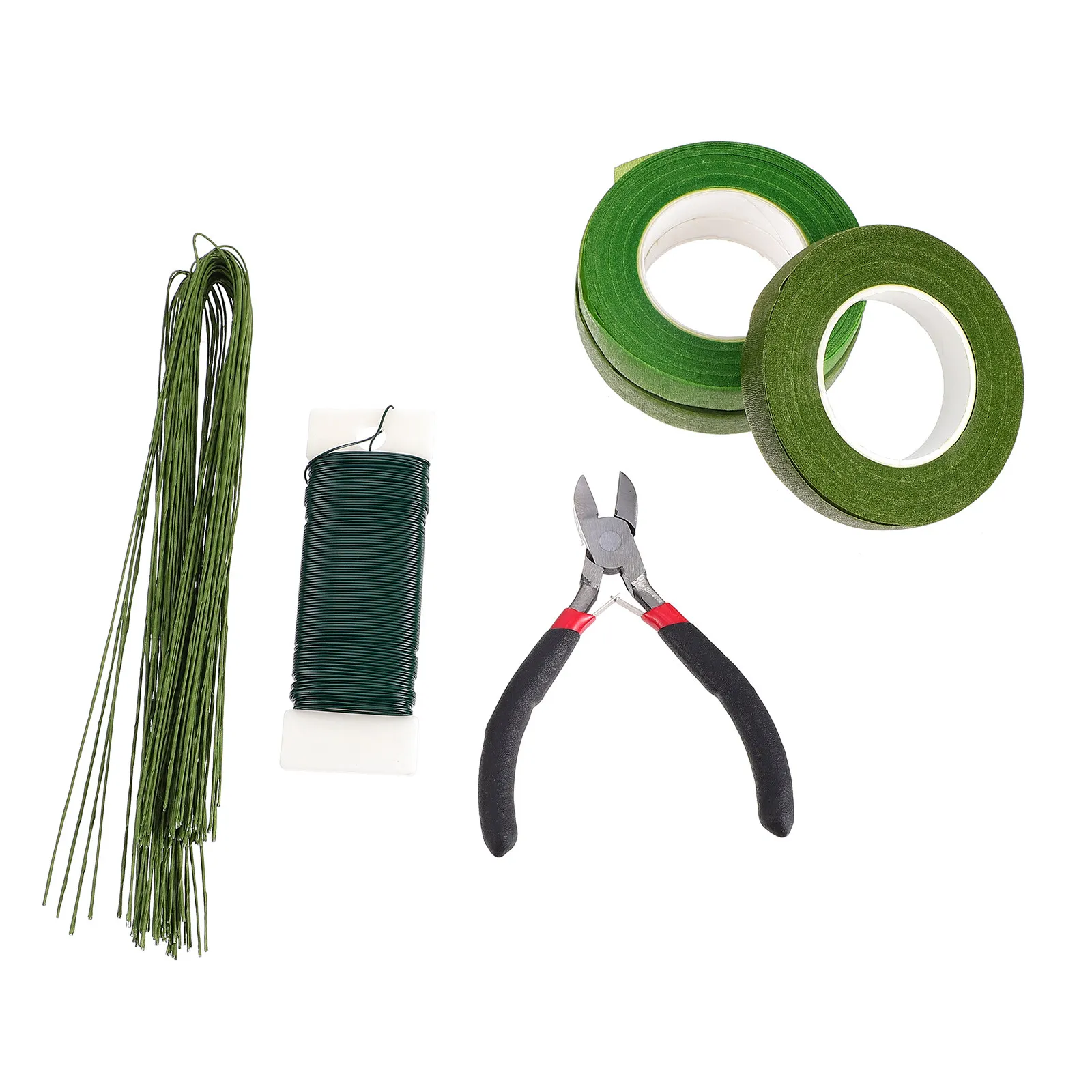 꽃꽂이 도구 키트, 유연한 와이어, 튼튼한 테이프, DIY 공예, 웨딩 부케 장식, 꽃꽂이 도구
