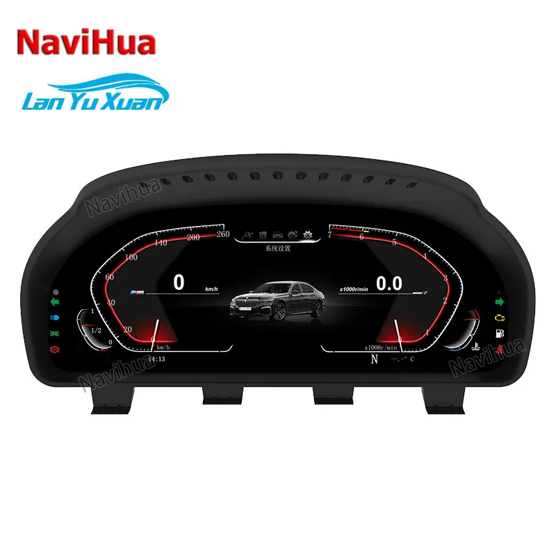 

Navihua Linux System 12.3 Inch Speedometer Digital Instrument Cluster Car Dashboard Display for F10 X4 F26 for X5 E70