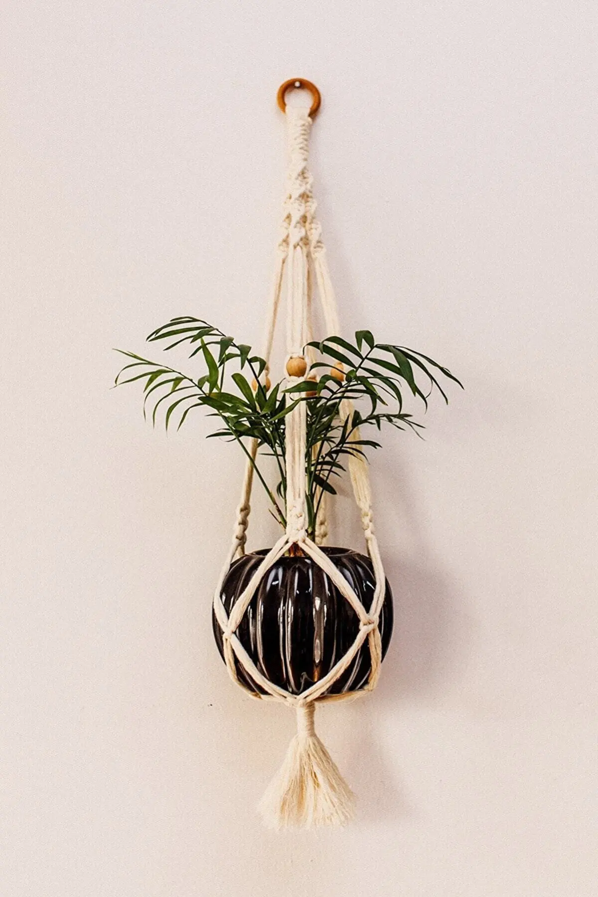 Donna Riutilizzare Preneur Artigianale Decorativo Macrame Wall Art Flower Rack String Hanging Basket Vaso Di Fiori Consegna Veloce