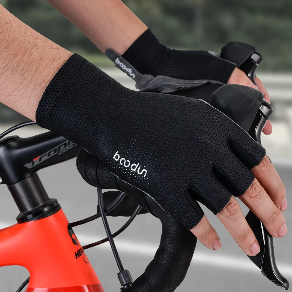 Men Women Cycling Gloves Fingerless Half Finger Summer MTB Bicycle Bike Glove Motorcycle Accessories 2111670