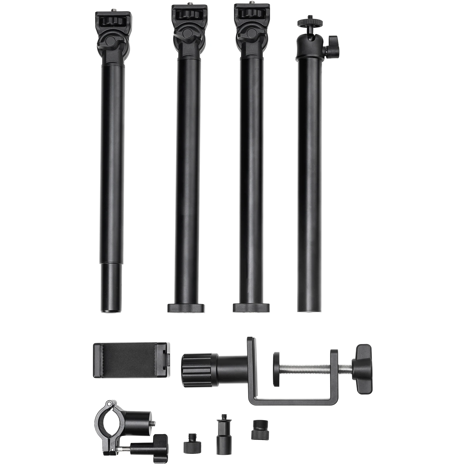 SmallRig Camera Desk Live Desktop Camera Bracket DT-50 Adjustable height Light Stand Cell phone Clip Arm Support Bracket 4456