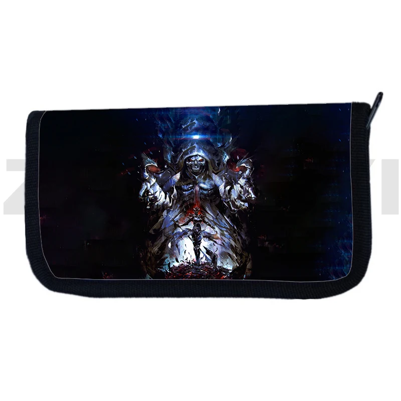 

Японские кошельки Overlord Albedo, кошельки для подростков с 3D принтом аниме, кошелек для денег, телефона и сумочки, кошельки Ainz Ooal, сумка-Органайзер