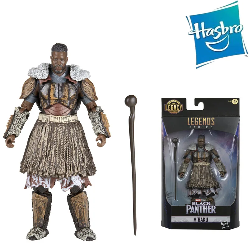 

Hasbro Marvel Authentic Originals M'baku Movie & Anime Peripherals Collectibles Children's Gifts Movable Characters Model Toys