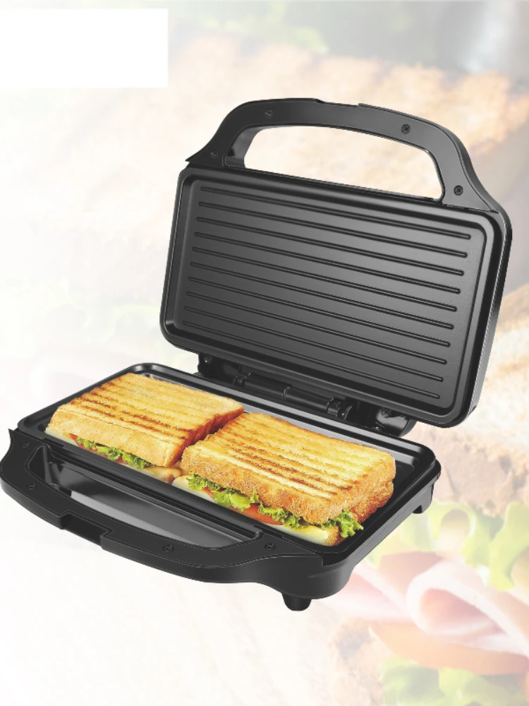 -Electric grill plate for sandwich maker, non-stick aluminum pan, 900W 2