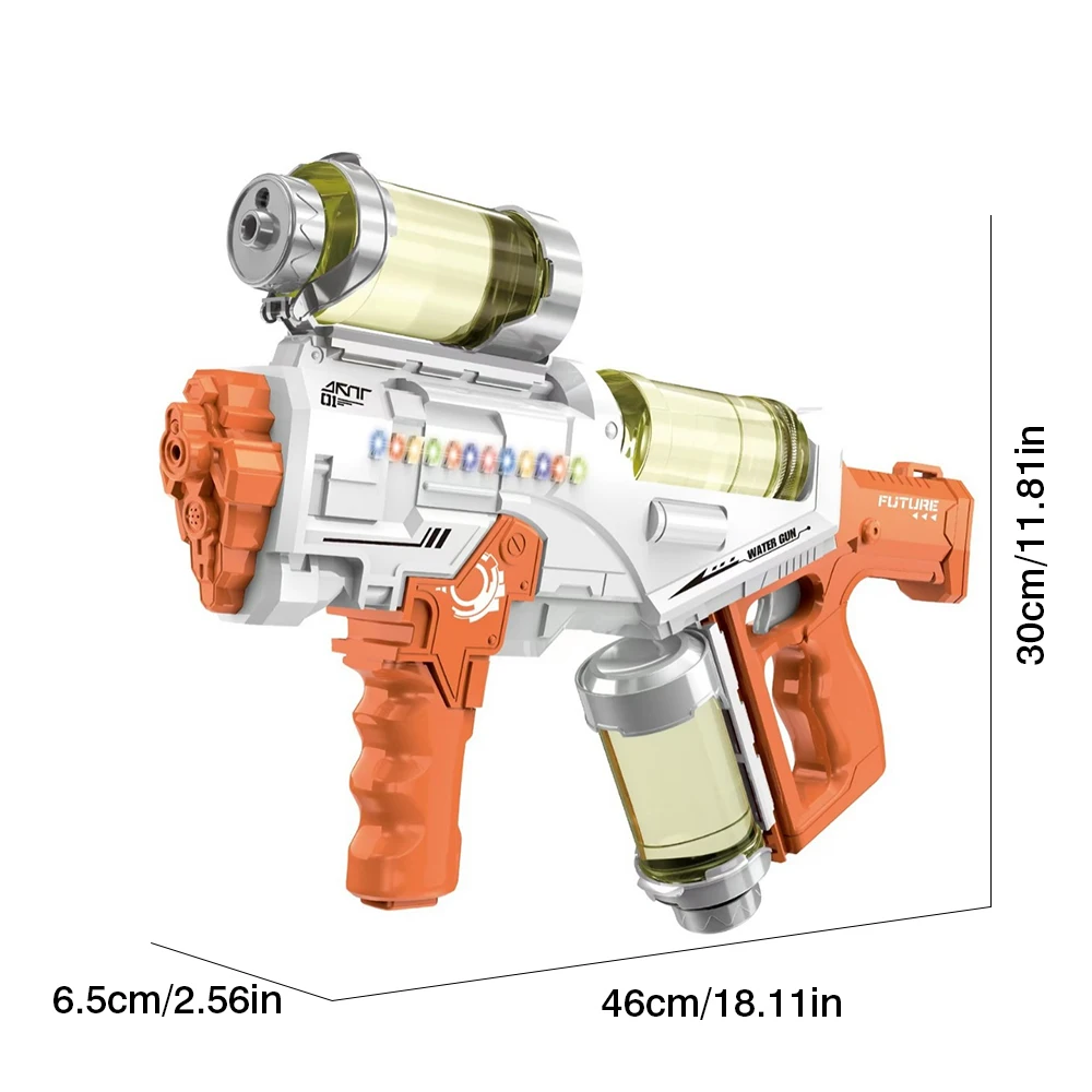 Electric Water Gun Large Capacity High-Pressure Automatic Shotting Water Gun Electric Water Blasters Summer Toys for Kids