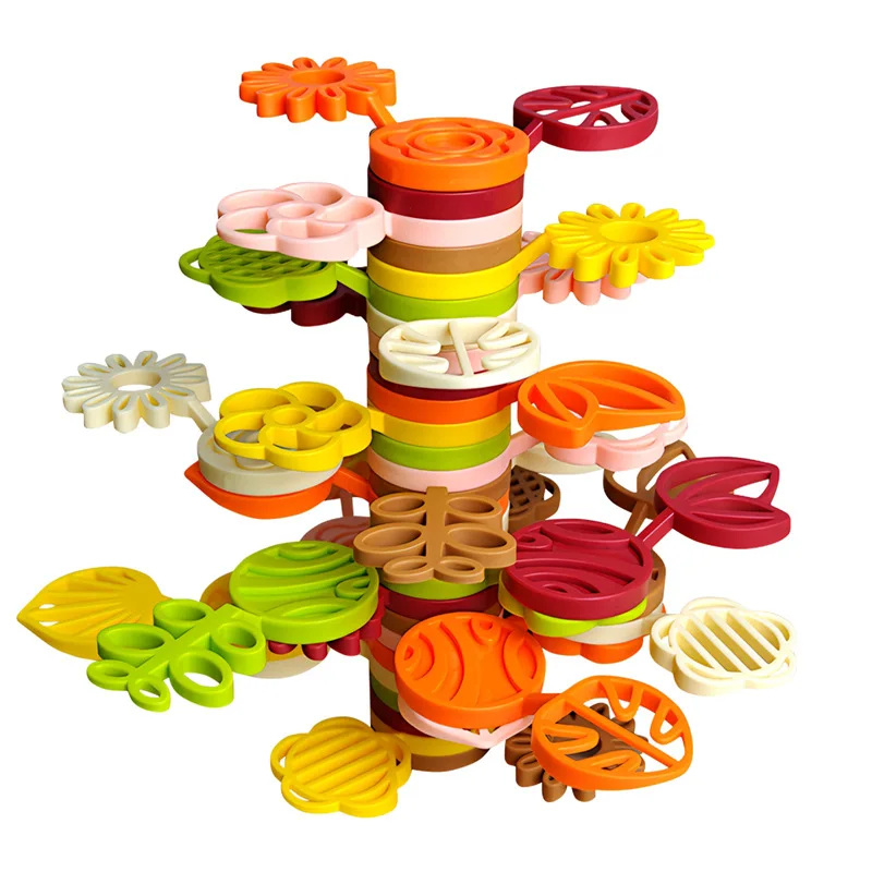 Puzzle Toys Focused Thinking Training Toys Stacked Trees Children's Enlightenment Balanced Building Blocks Strategy Toys 5