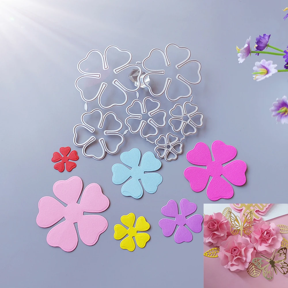 

New Flowers cutting dies scrapbook decoration embossed photo album decoration card making DIY crafts
