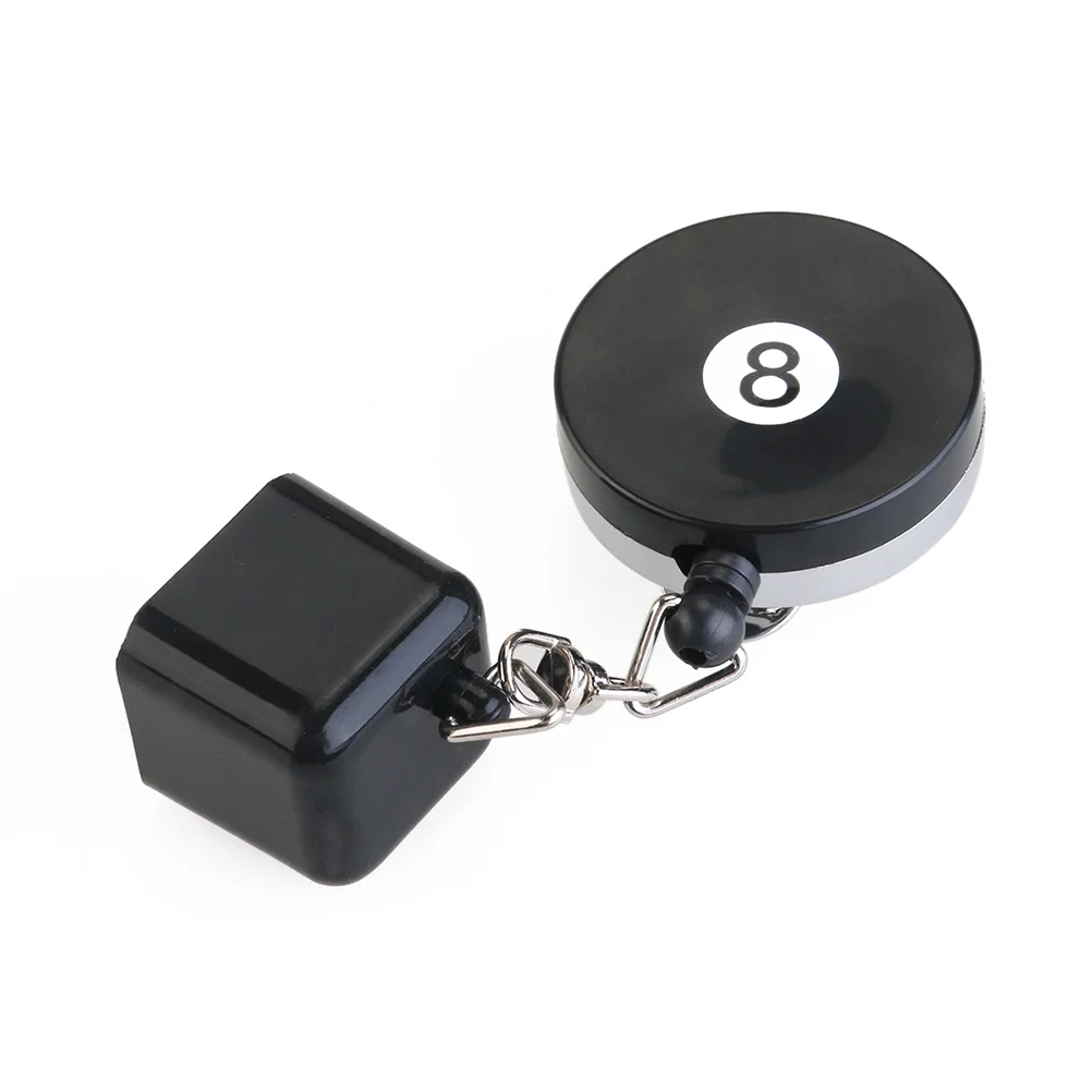 2 Pcs Tail Chalk Holder Billiard Tables Snooker Key Lanyard Billiards Pool Cue Small