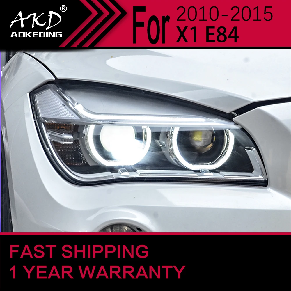 

Car Lights for BMW X1 E84 LED Headlight 2010-2015 Head Lamp Drl Projector Lens Automotive Accessories