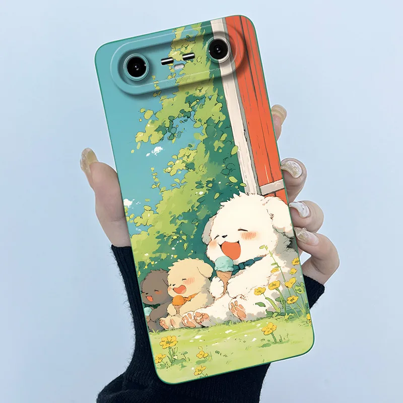 Fashion Simplicity Oil Painting Silicone Soft Shockproof Back Cover