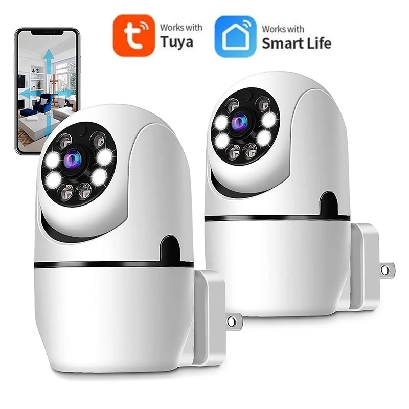 

Tuya Smart WiFi IP Camera 1080P HD Wireless Two-way Audio Night Vision Motion Detection Security Cam 360° Panoramic Surveillance