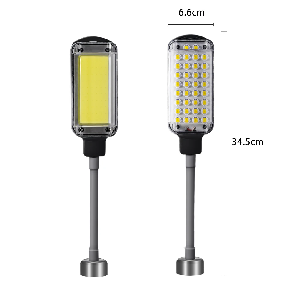 Work Light LED Flashlight Bright Vehicle Repair Lamp With Magnet USB Rechargeable Folding Portable Torch Camping