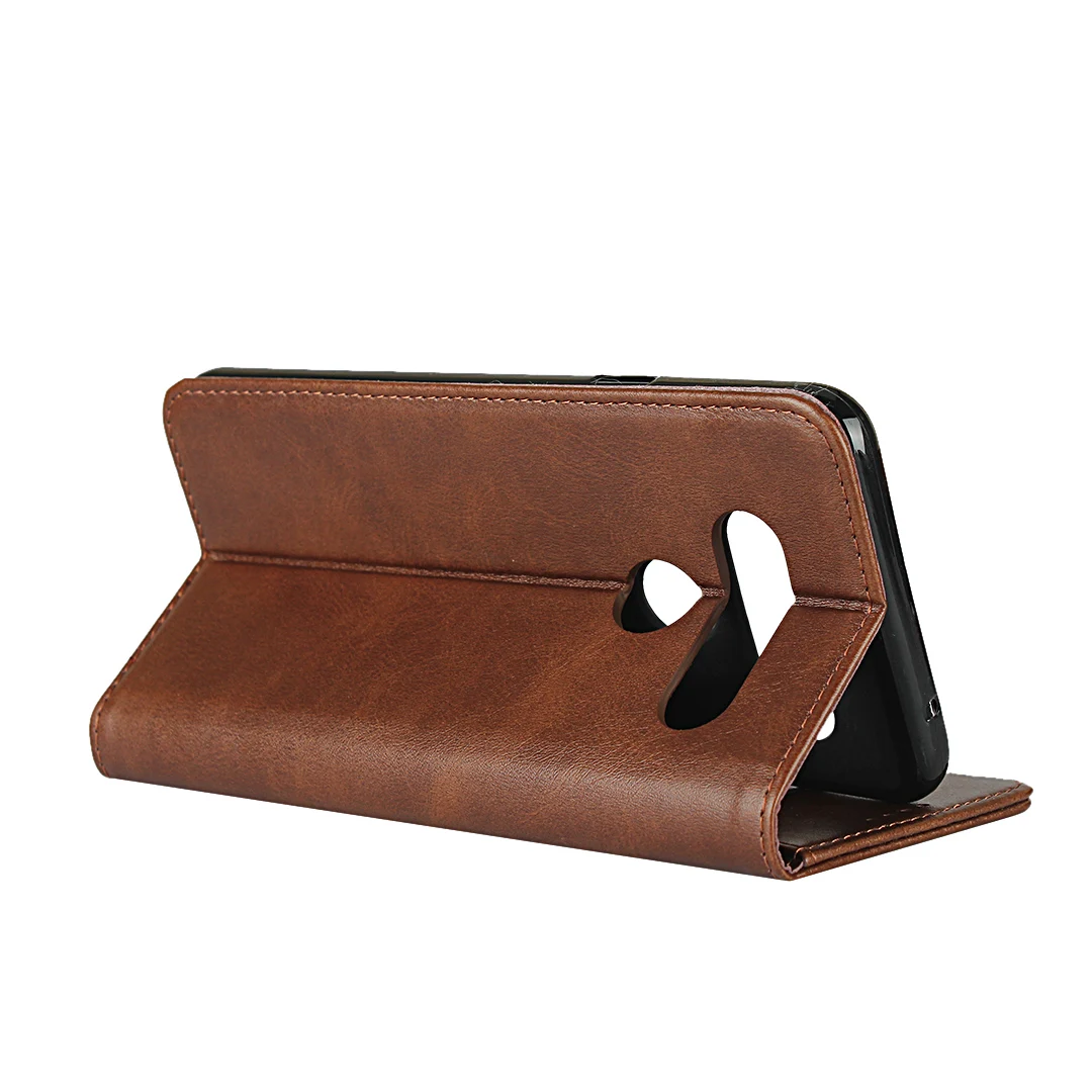 LG V40 ThinQ V405 플립 케이스, 가죽 케이스, 카드 홀더 홀스터, 마그네틱 어트랙션 커버 케이스, 지갑 케이스