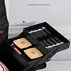 Women Cosmetic Boxes Zipper Nail Art Kit Storage Case Organizer Professional Make Up Handbag Large Capacity Plaid Makeup Bags 3