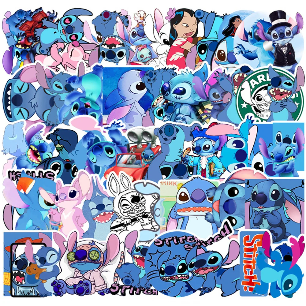 

10/30/50PCS Cartoon Stitch Anime Stickers Funny Graffiti Decal Cute Classic Toy Sticker for Kids DIY Laptop Skateboard Suitcase