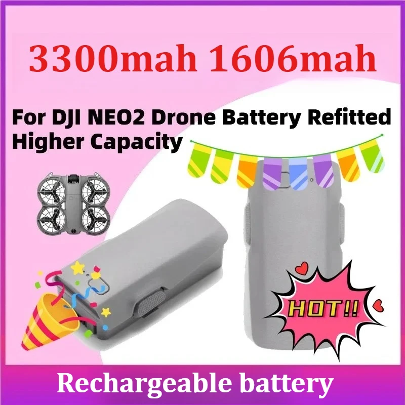 Batterie Drone Neo2 1600mAh 3300mAh Lot 1-2 Pcs + Chargeur