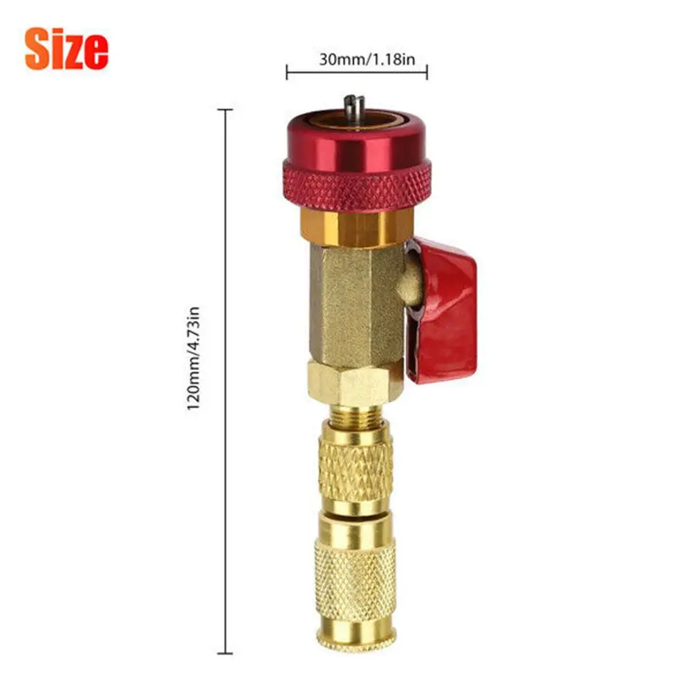 R134a R12 Valve Core Remover Installer Car Air Conditioning Valve Core Quick Remover Installer High Low Pressure Repair Tool