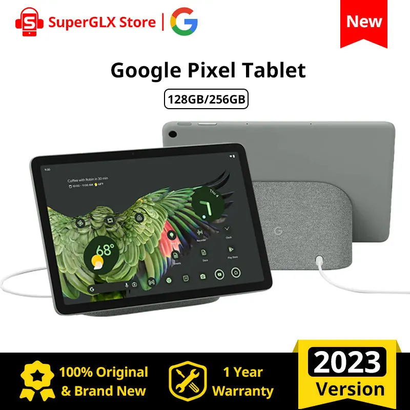 2023 New Google Pixel Tablet Pad With Charging Speaker Dock Google Tensor  G2 Octa-core 128GB/256GB Android Tablet 10.95
