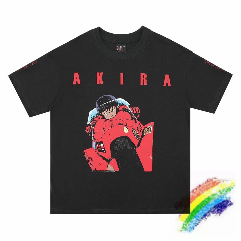 

Akira T-shirt Men Women High Street Casual Top Quality Loose Oversize T Shirt Tee Short Sleeve