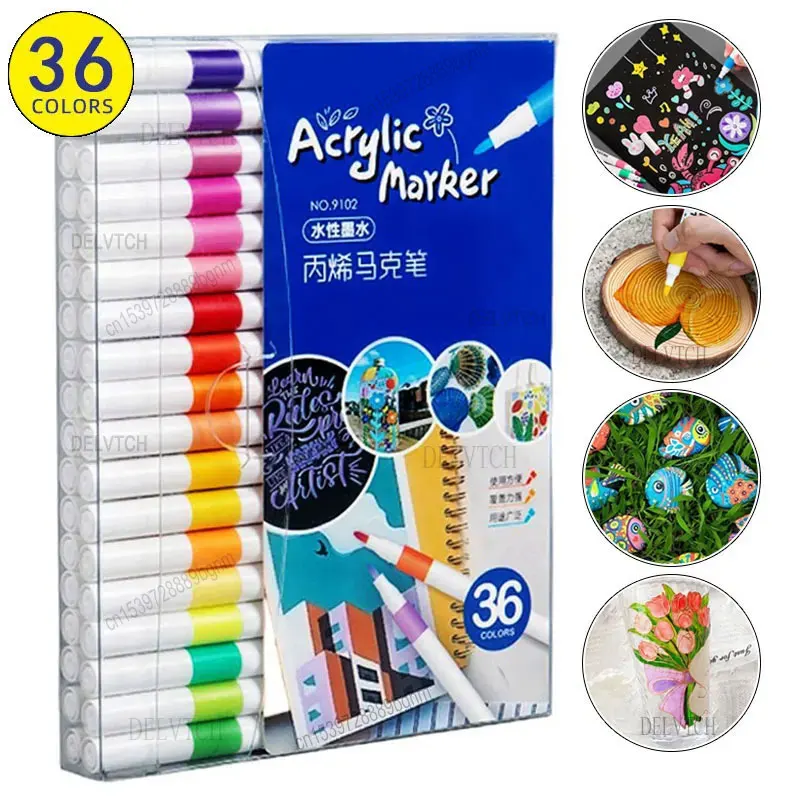 Acrylic Paint Marker Pen Set 1