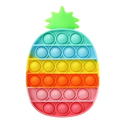 Jouets sensoriels amusants en forme d'ananas pour adultes, soulage le Stress, autisme et l'anxiété 