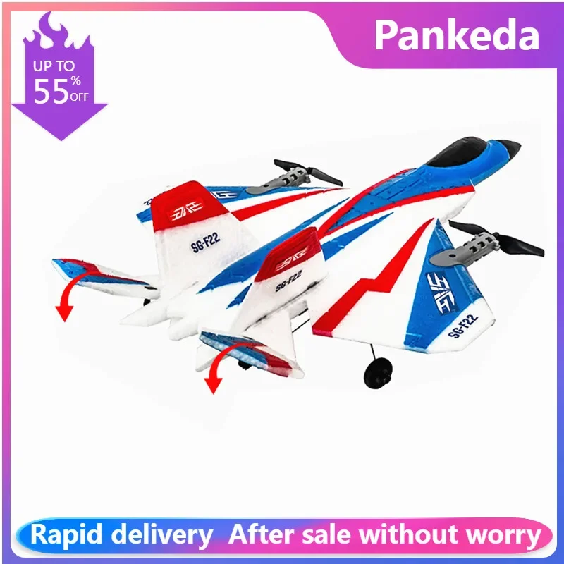 NEW RC Plane F22 Stunts Plane 2.4G Radio Control Glider Remote Control
