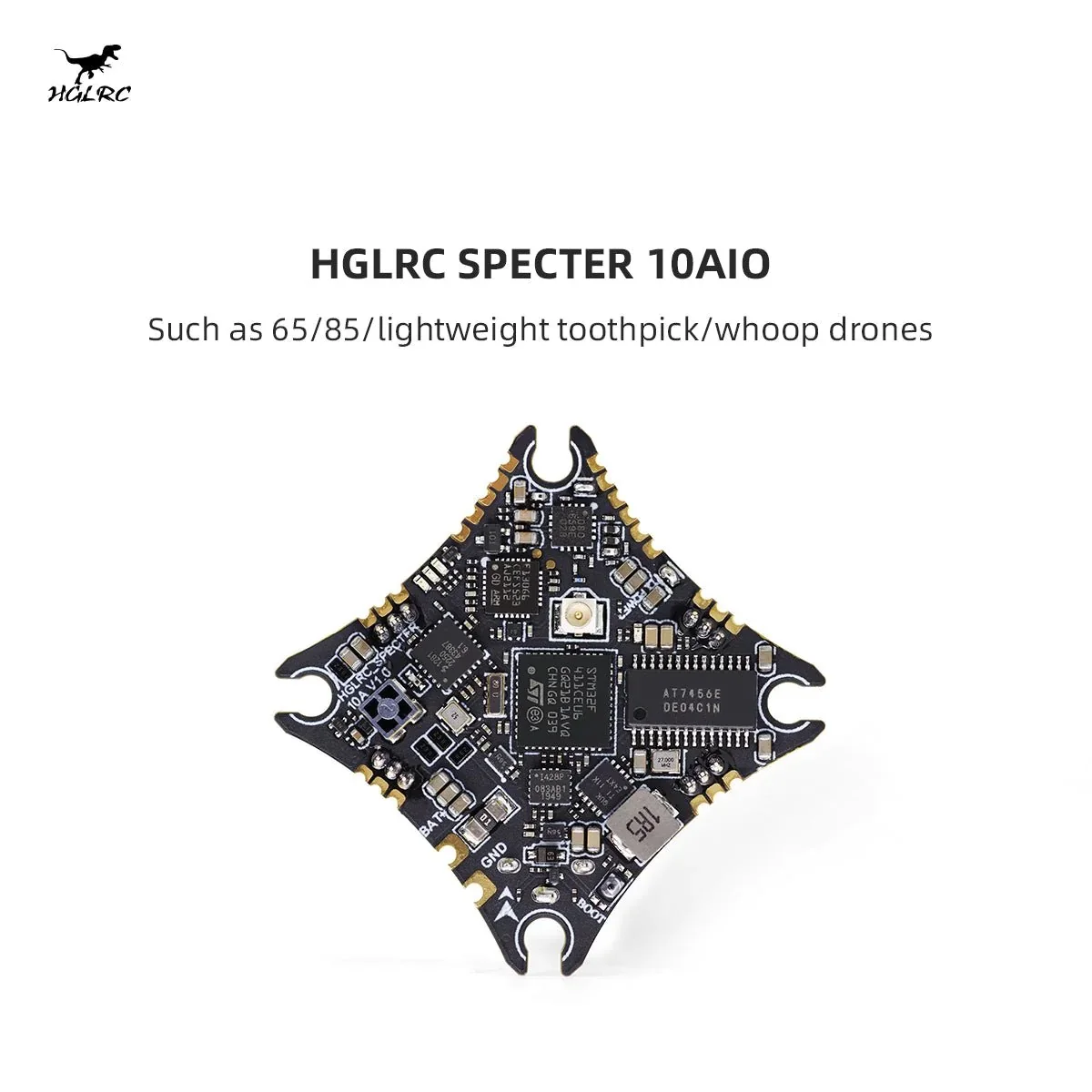 

HGLRC SPECTER 10A 1-2S ELRS AIO VTX 400mW F411 Flight Control 10A BL_S 5 in 1 FC For RC FPV Quadcopter Freestyle Drone Parts