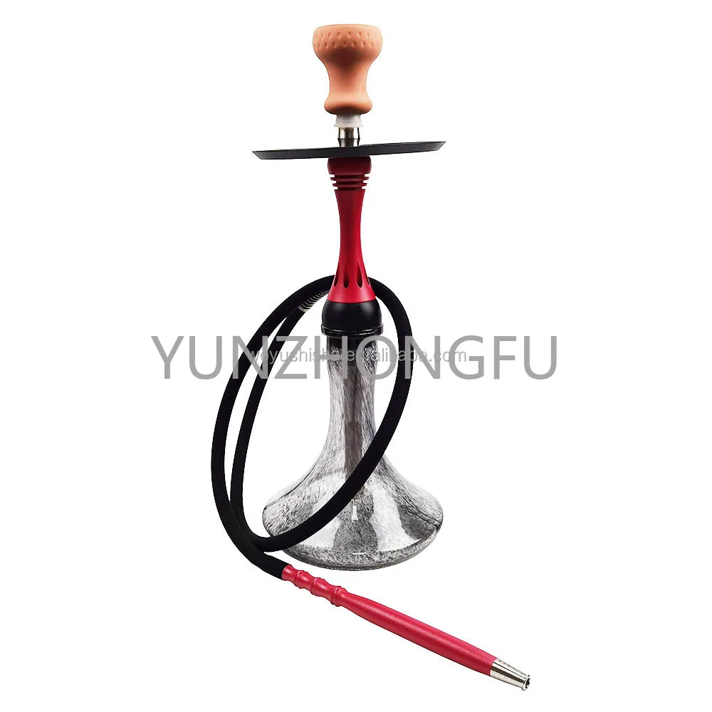 

Glass Aluminum Narguile Alpha X Shisha Hookah X Alpha Whole Set Single Silicone