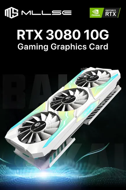 MLLSE RTX 3080 10GB Graphics Card GDDR6X 320 Bit PCI-E 4.0×16 8+ 