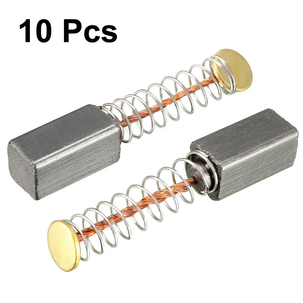 

10 шт., графитовые щётки для угловой шлифовальной машины, 10x5x5 мм