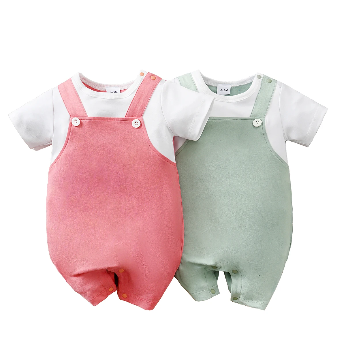 The Zena - 5pcs Unisex Cotton Rompers - Shades of Navy Blue main image 1