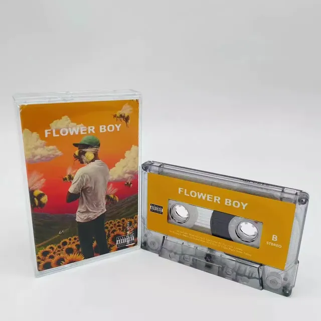 Tyler The Creator Music Magnetic Tape Flower Boy Album Cassettes 