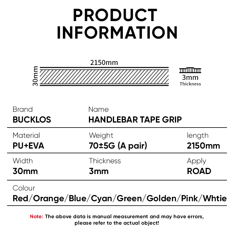 Bike Handlebar Tape Bicycle Handlebar Strap Shock Absorbing Anti-slip PU + EVA Road Bike Bar Tape Bicycles Accessories
