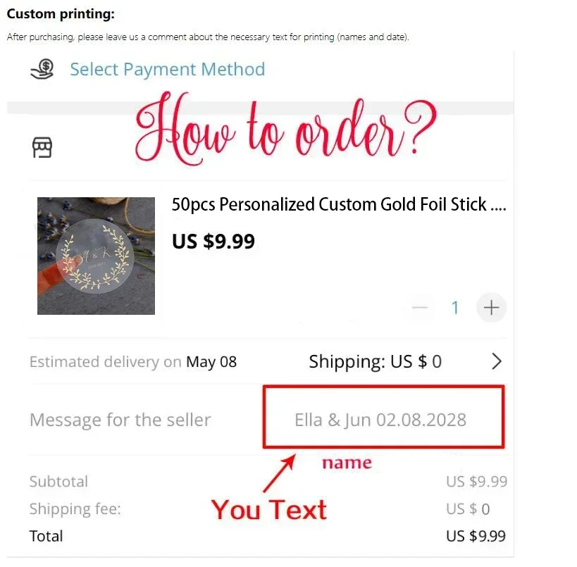 Custom Stickers 50 PCS
