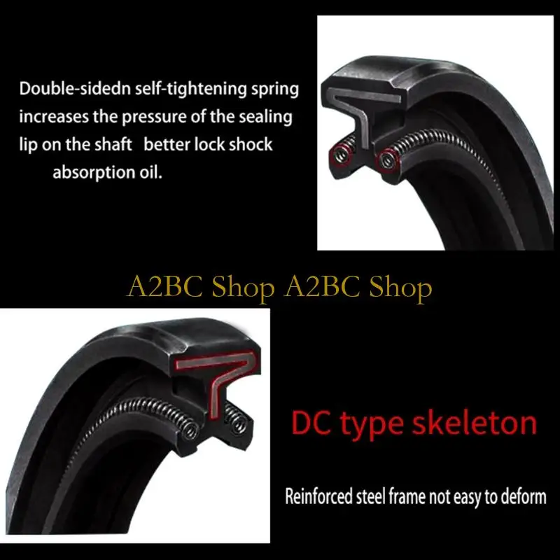 A2BC 오토바이 전면 충격 흡수 오일 씰 먼지 커버 씰 41x53x8/10.5 내구성