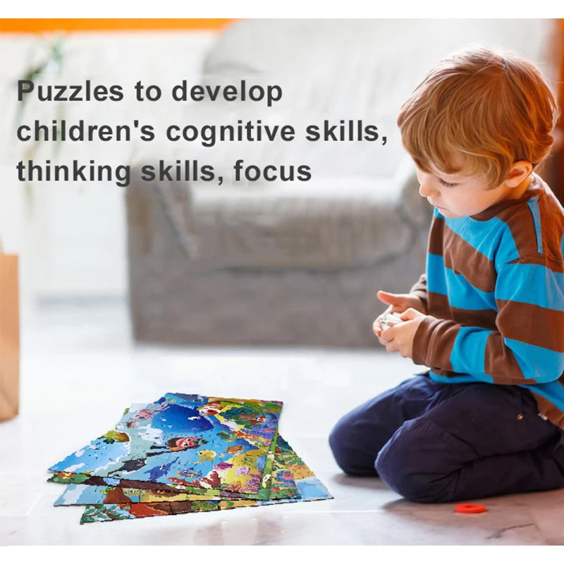Jigsaw Puzzles Wooden Jigsaw Puzzles Wooden Puzzle Toys Educational Puzzles Mini Jigsaw Puzzle Paper Puzzle Toys 36pcs Jigsaw Puzzle Educational Toys Children's Enlightenment Puzzle Gift 3-6 Years Old Baby Toddler Toys
