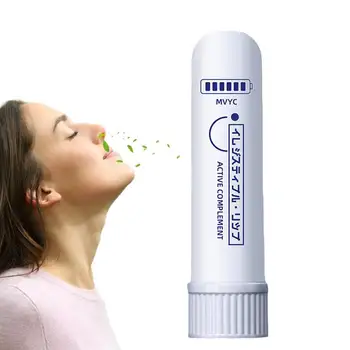 Olio di menta piperita Sobering Bastone energetico rinfrescante Olio di eucalipto Inalatore nasale Bastone sobrio Guida Anti-saltitudine Nasale fresco