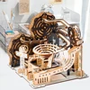 3D Wooden Puzzle Marble Run Set DIY Assemble Mechanical Model Building Kits STEAM Educational Toys for Adult Kids Birthday Gifts 1