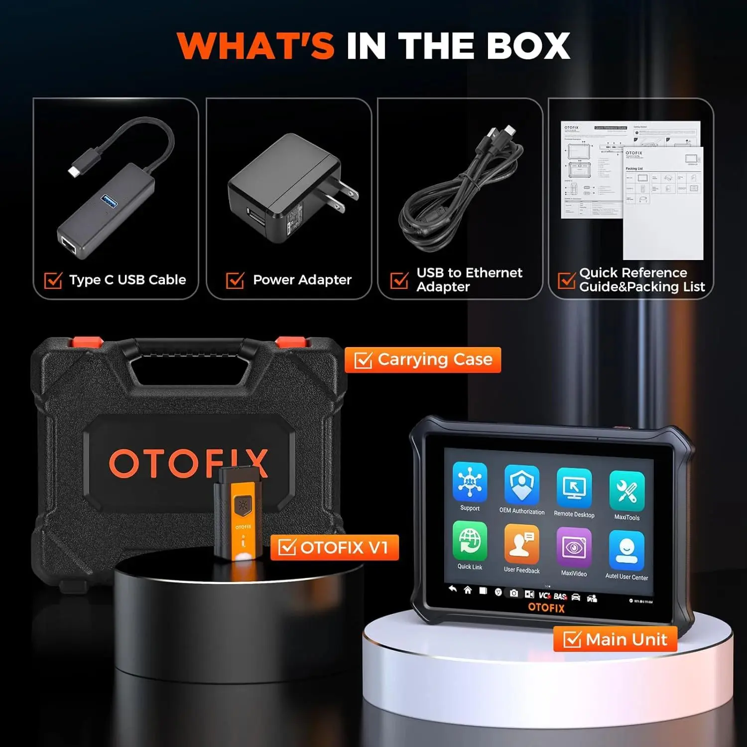 OTOFIX D1 LITE OBD2 スキャナー車診断ツール 2 年間無料